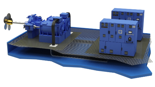 Norwegian Electric Systems marine diesel electric hybrid propulsion quadro frequency drive green marine.png